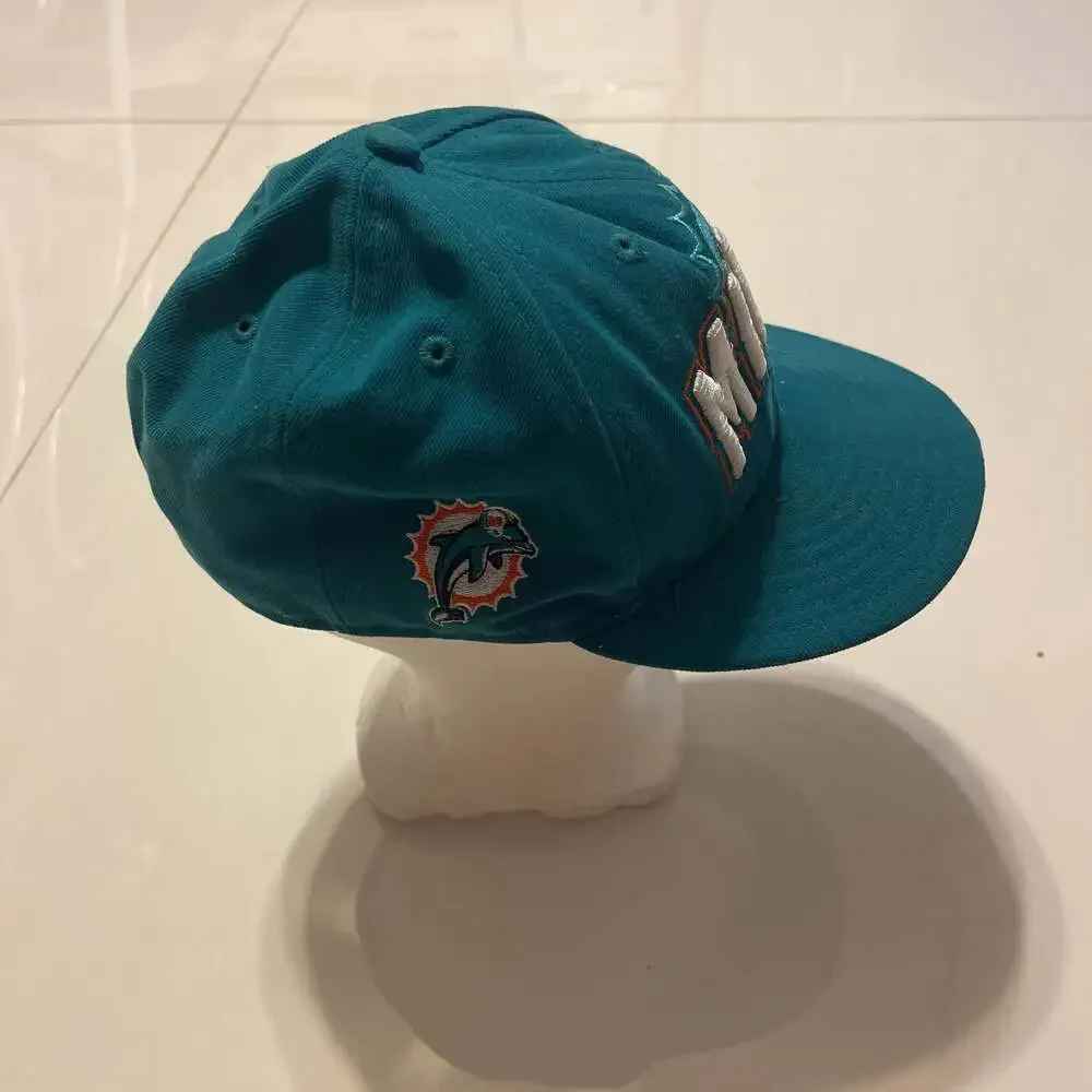 Miami Dolphins Teal Flat Brim Snapback Hat
